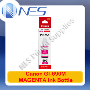 Canon Genuine GI-690M MAGENTA Ink Bottle for PIXMA G2600/G3600 (7K Pages) #GI690